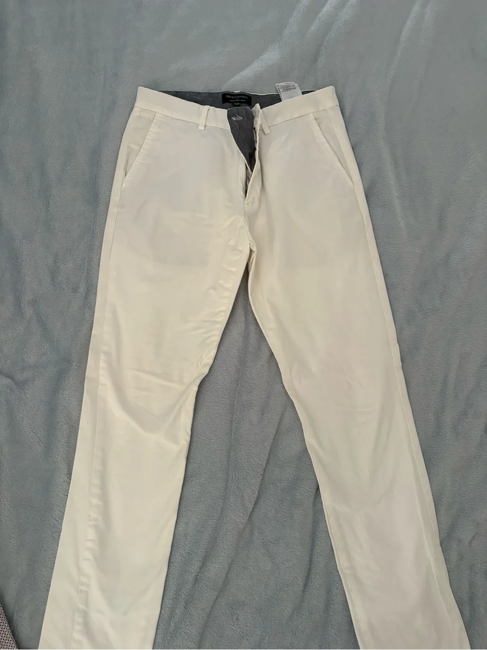 Men's Classic white Chino Pants - Tailored Fit